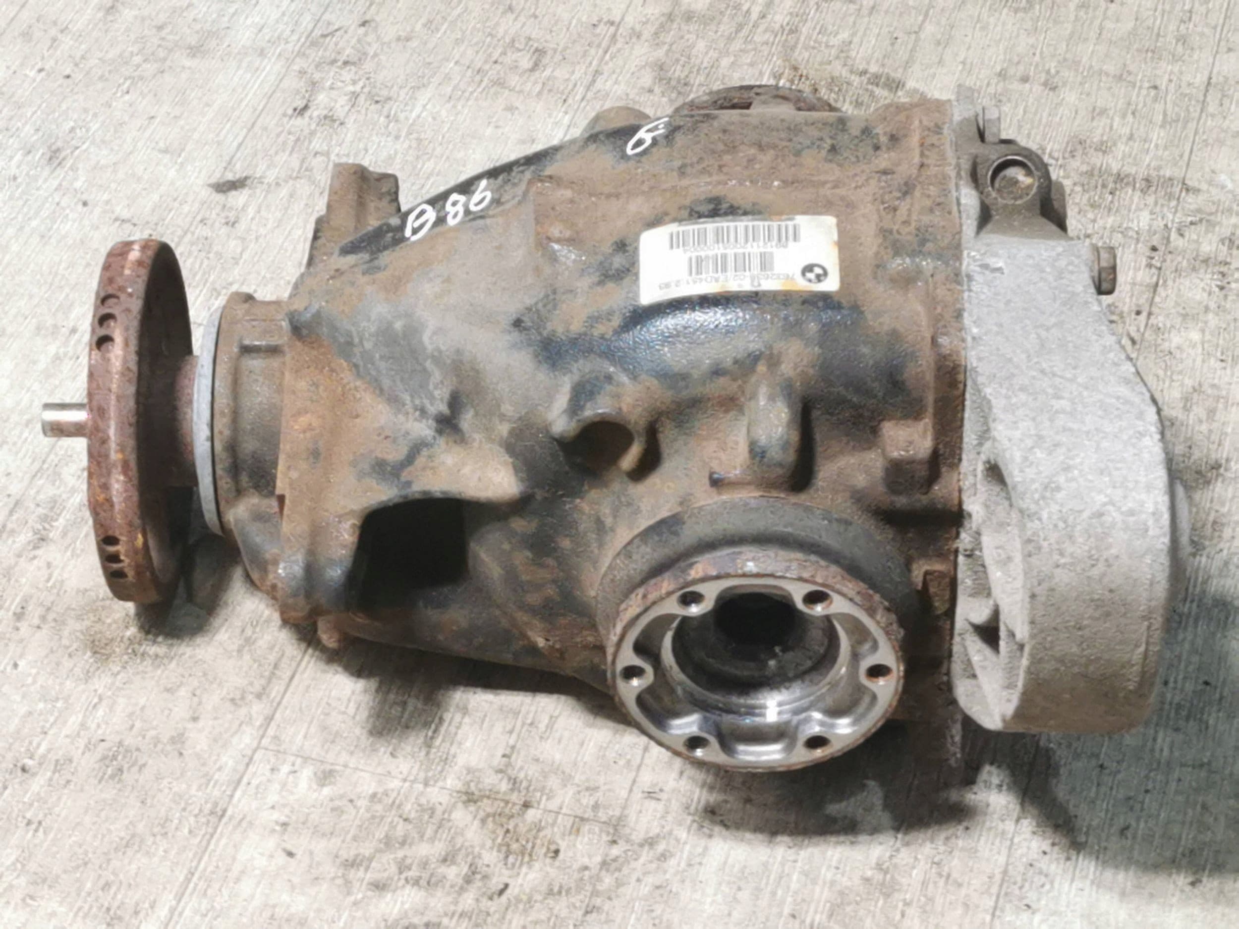 2012 BMW X1 E84 Rear differential 7632638 usado 3
