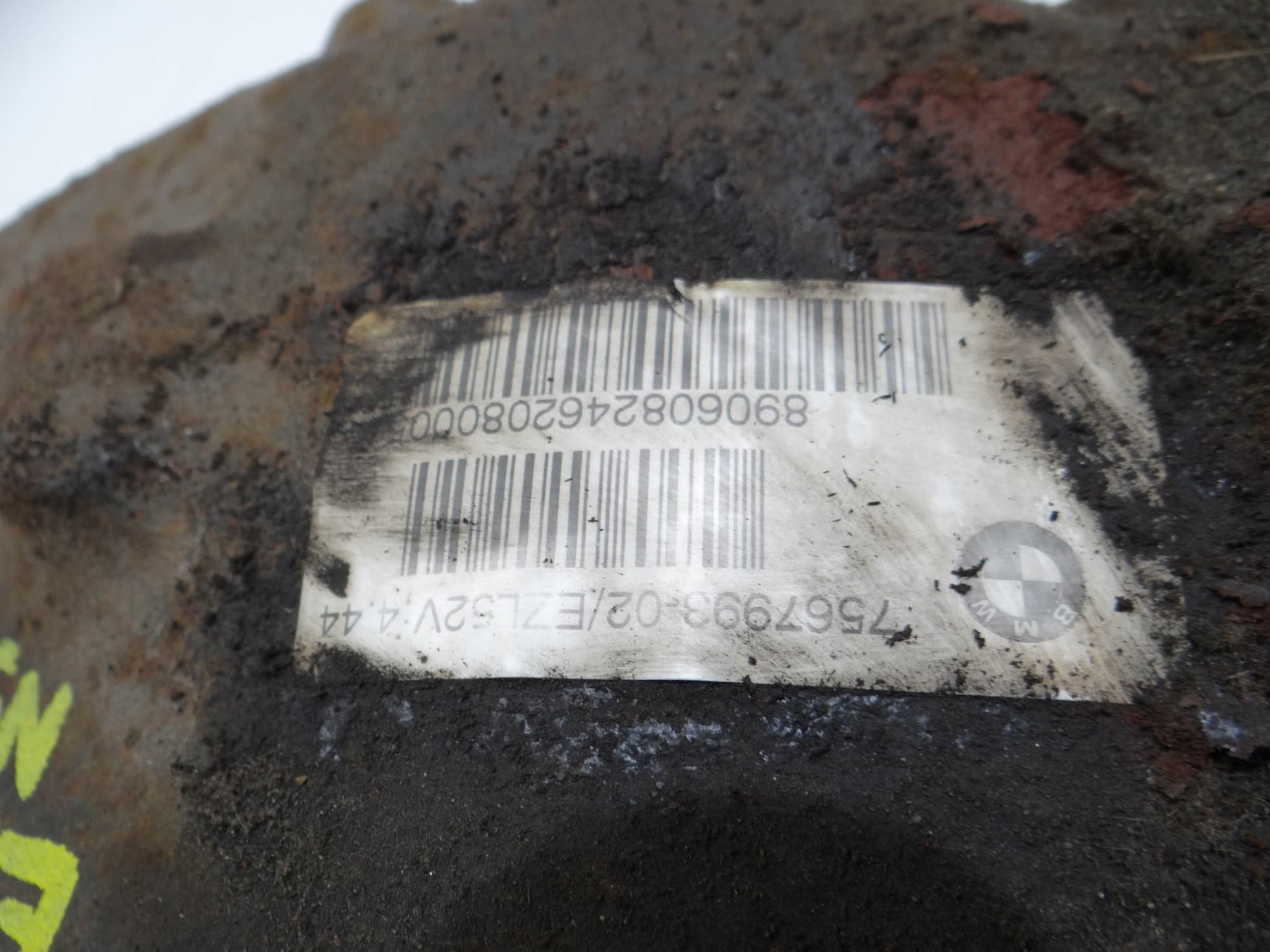 Puente diferencial automático BMW X3 E83 Lci N52 7567993 4.44 usado 2