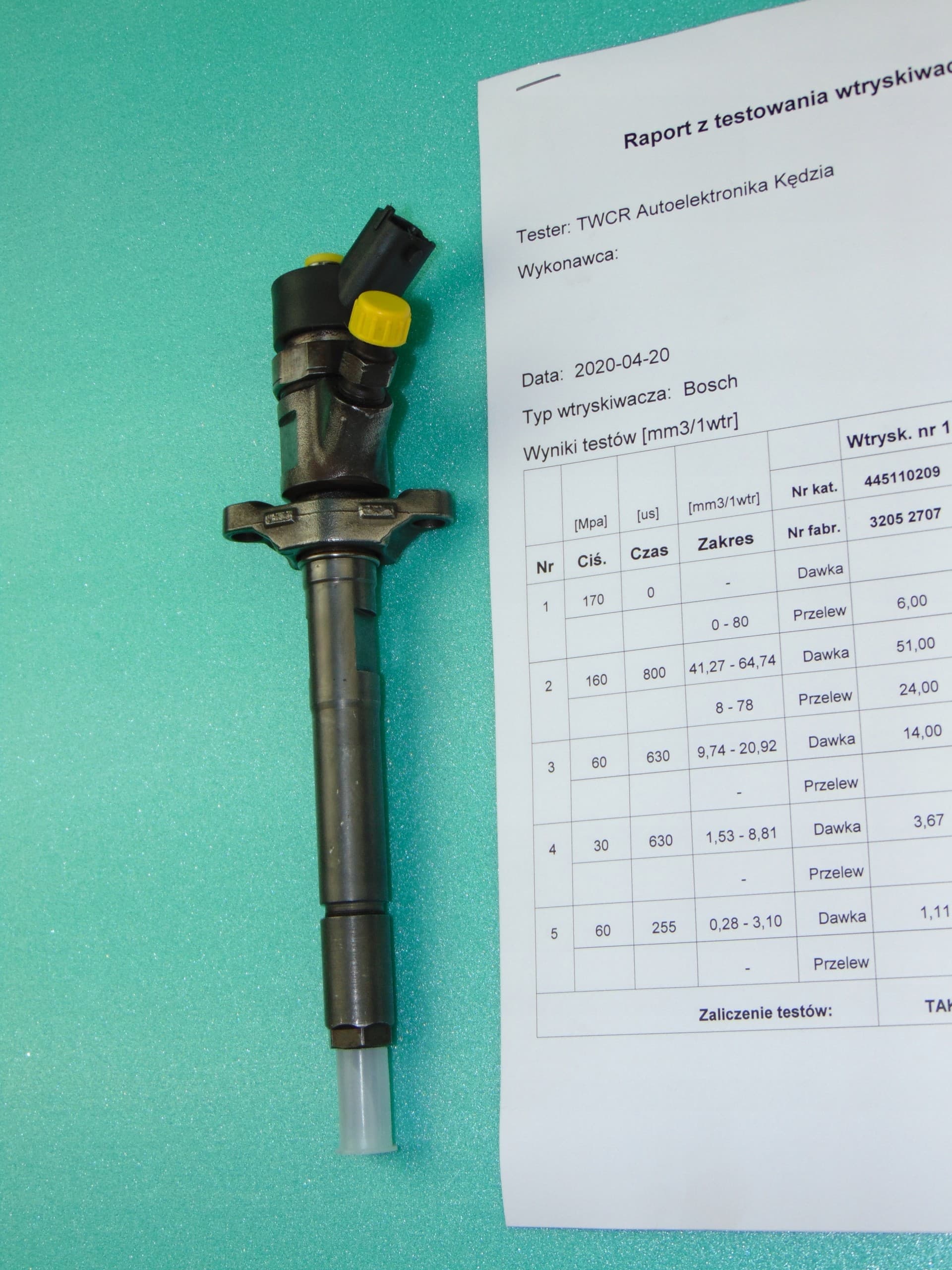 Inyector Bosch para motor diésel original, 3 piezas nuevo 10