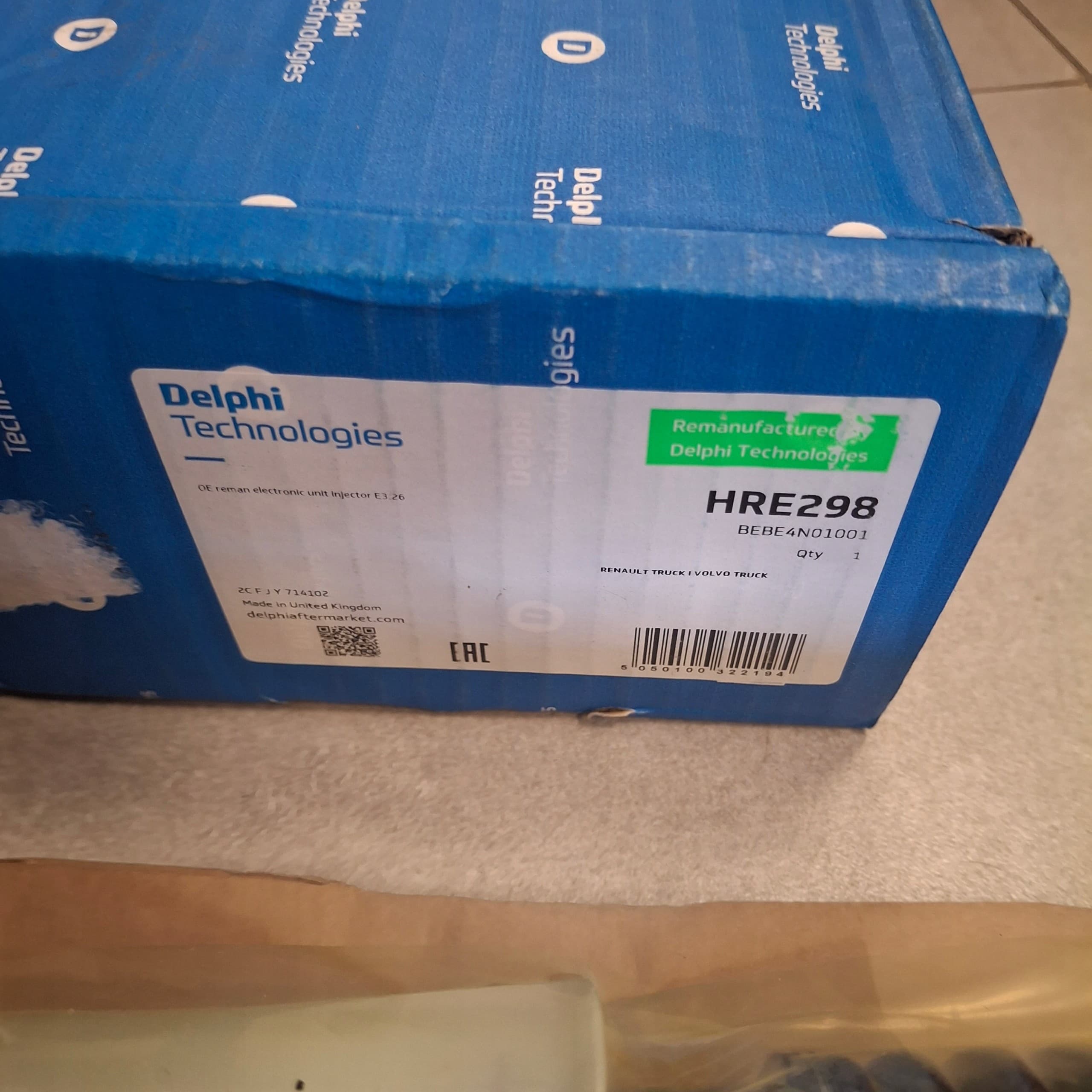 Inyector Delphi HRE298 nuevo 2