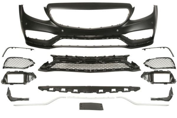 Parachoques delantero Mercedes Clase C W205 12.13-12.18 Blic nuevo