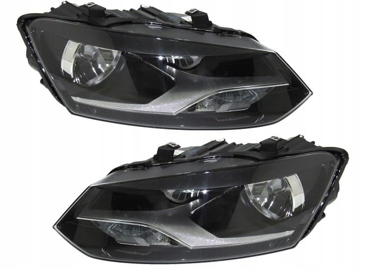 Juego de Faros Delanteros Tyc para VW Polo 6R 2009-2017 nuevo