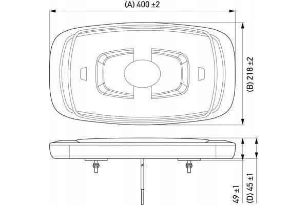 Hella beacon 2RL 014 565-121 nuevo 2