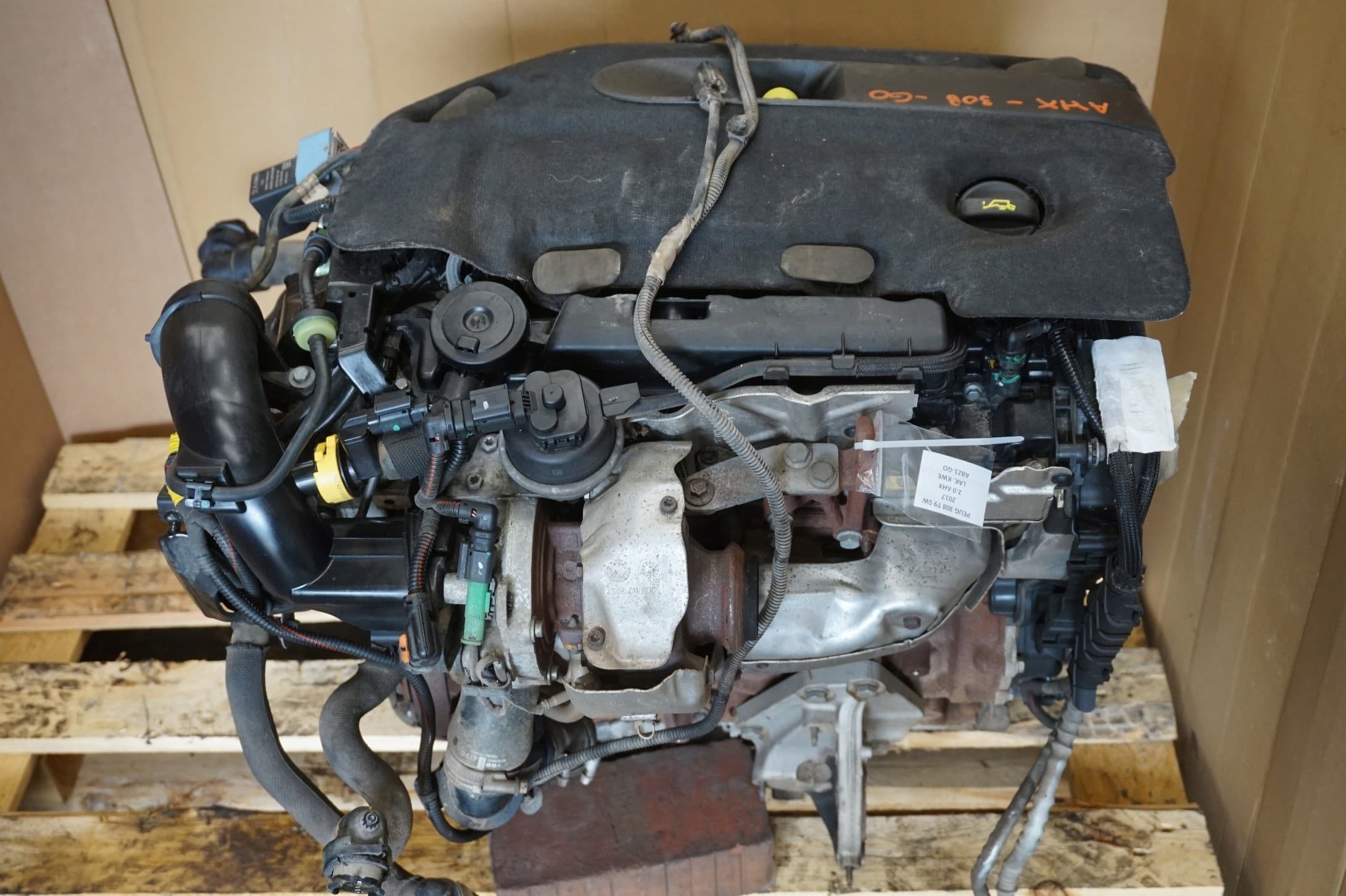 Motor Peugeot 308 T9 GT Ahx AH01 DW10FD 10DY1P usado