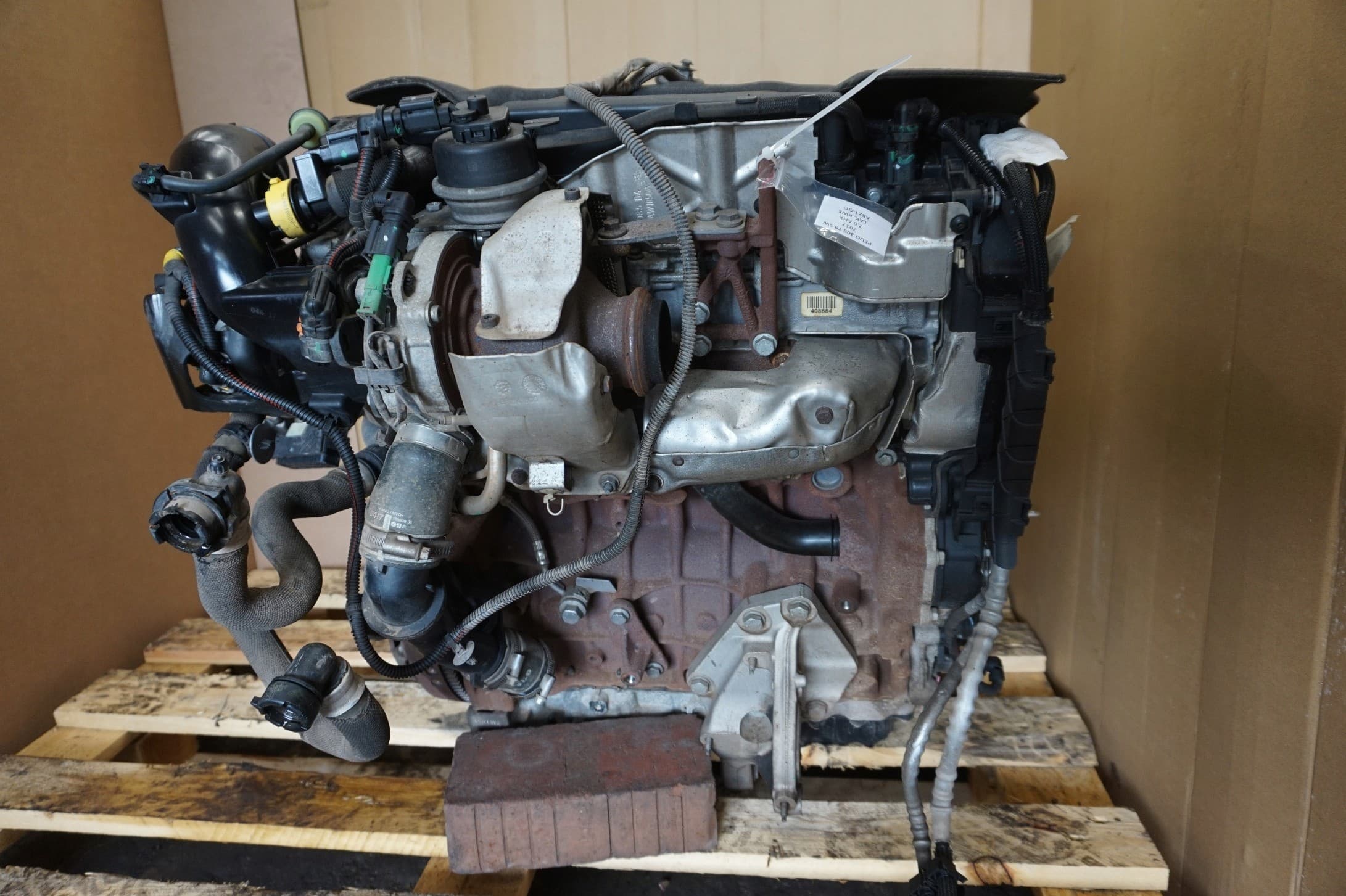 Motor Peugeot 308 T9 GT Ahx AH01 DW10FD 10DY1P usado 3