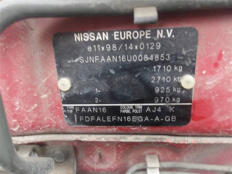 Motor Nissan Texapore N16 1.5 16V QG15 Completo 138,000 km usado 2