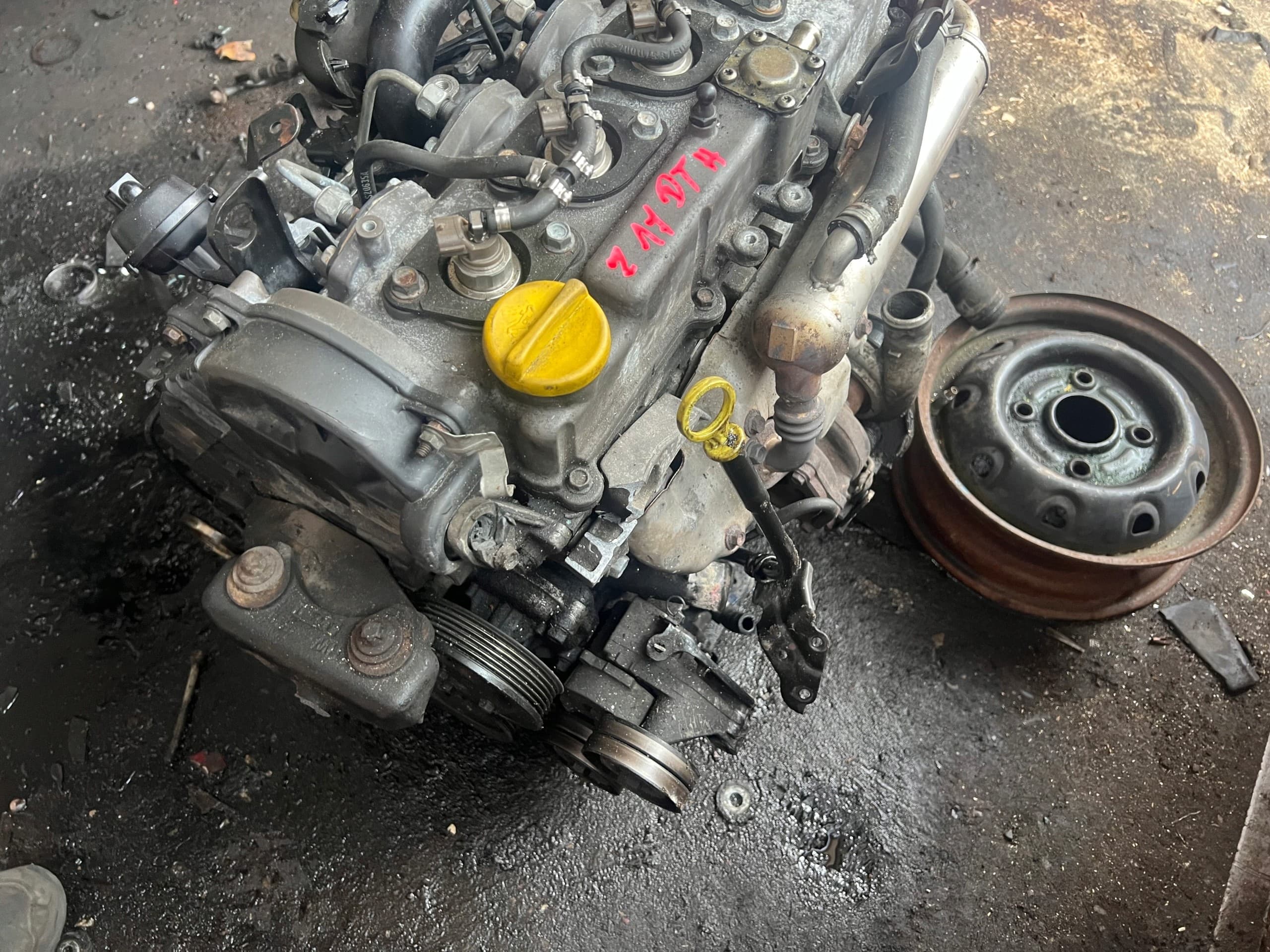 Motor Opel Meriva A Astra H 1.7 Z17DTH OE Europa usado 4