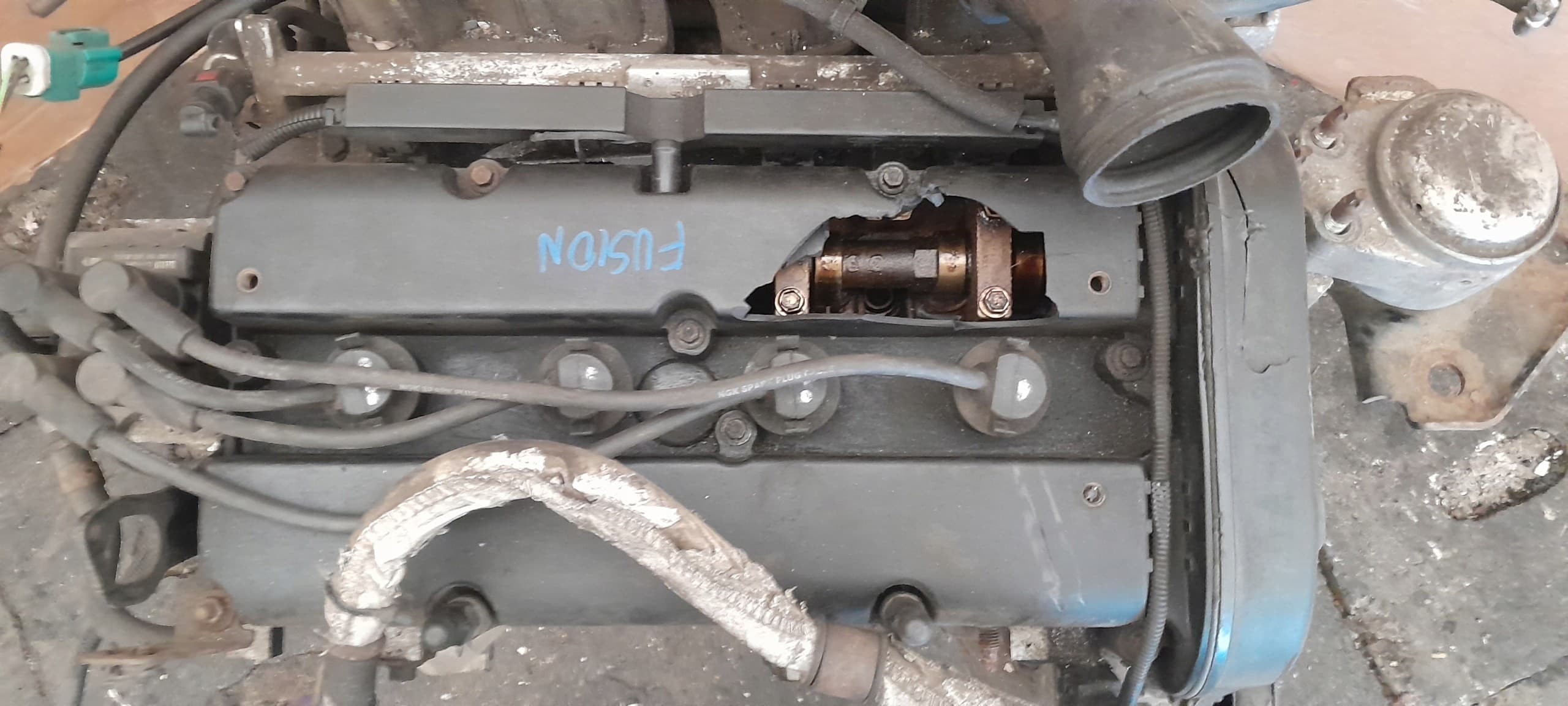 Motor Ford Fiesta MK6 Fusion MK1 1.4 16V Fxjb usado 4