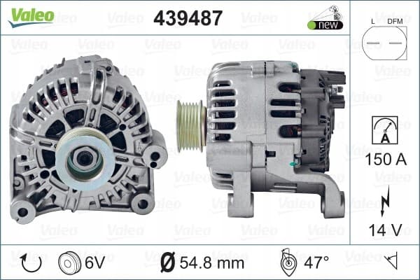 Alternador Valeo 439487 reacondicionado 5