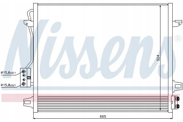 Nissens 940098 Condensador, aire acondicionado nuevo 2