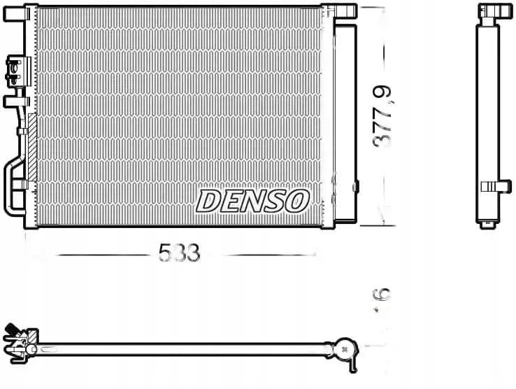Condensador de aire acondicionado Denso DCN41018 nuevo