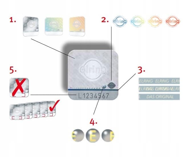 Elring 821.520 Juego de juntas para transmisión automática nuevo 5