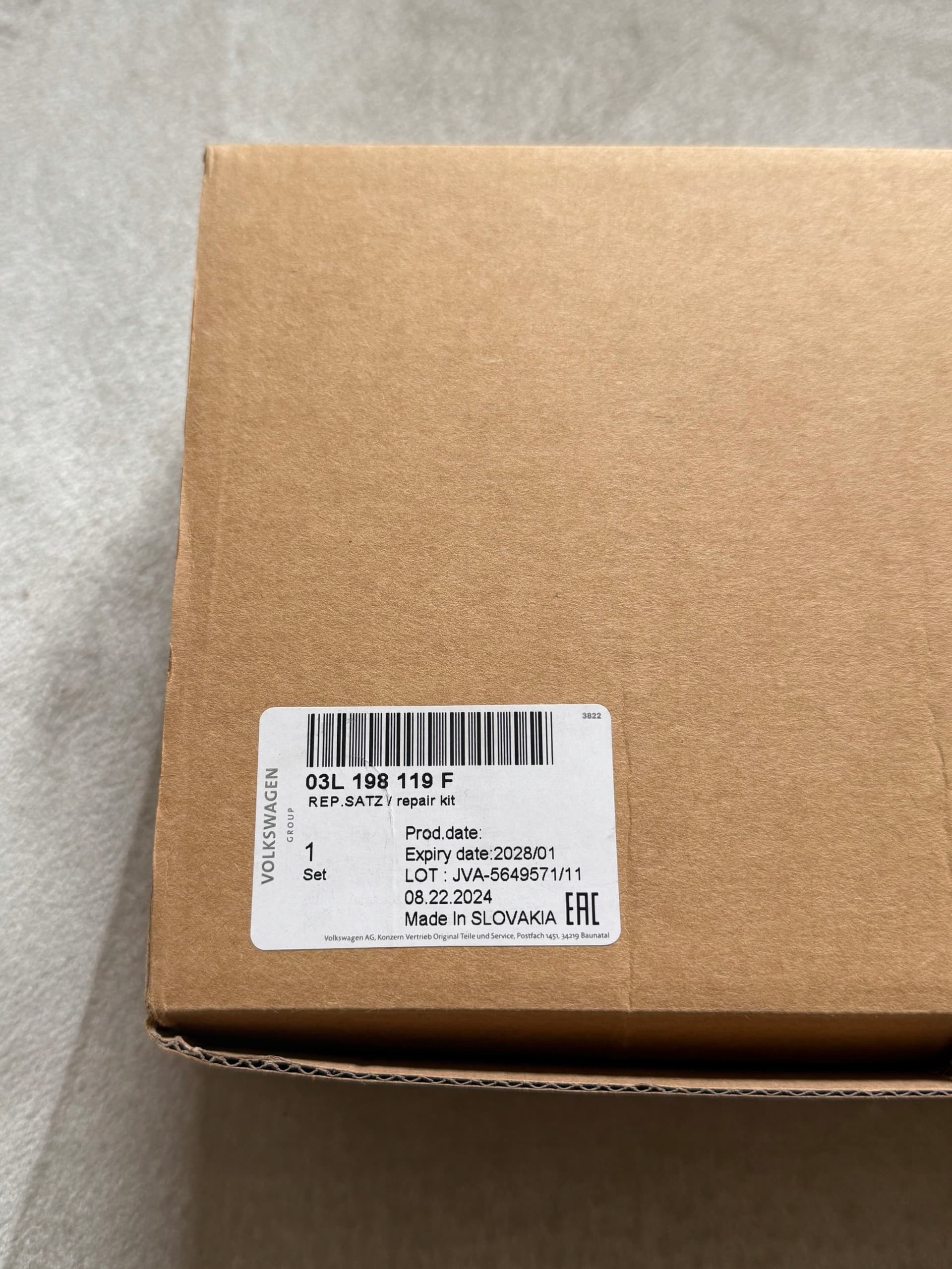 Kit de Correa de Distribución Volkswagen OE 03L198119F nuevo 5