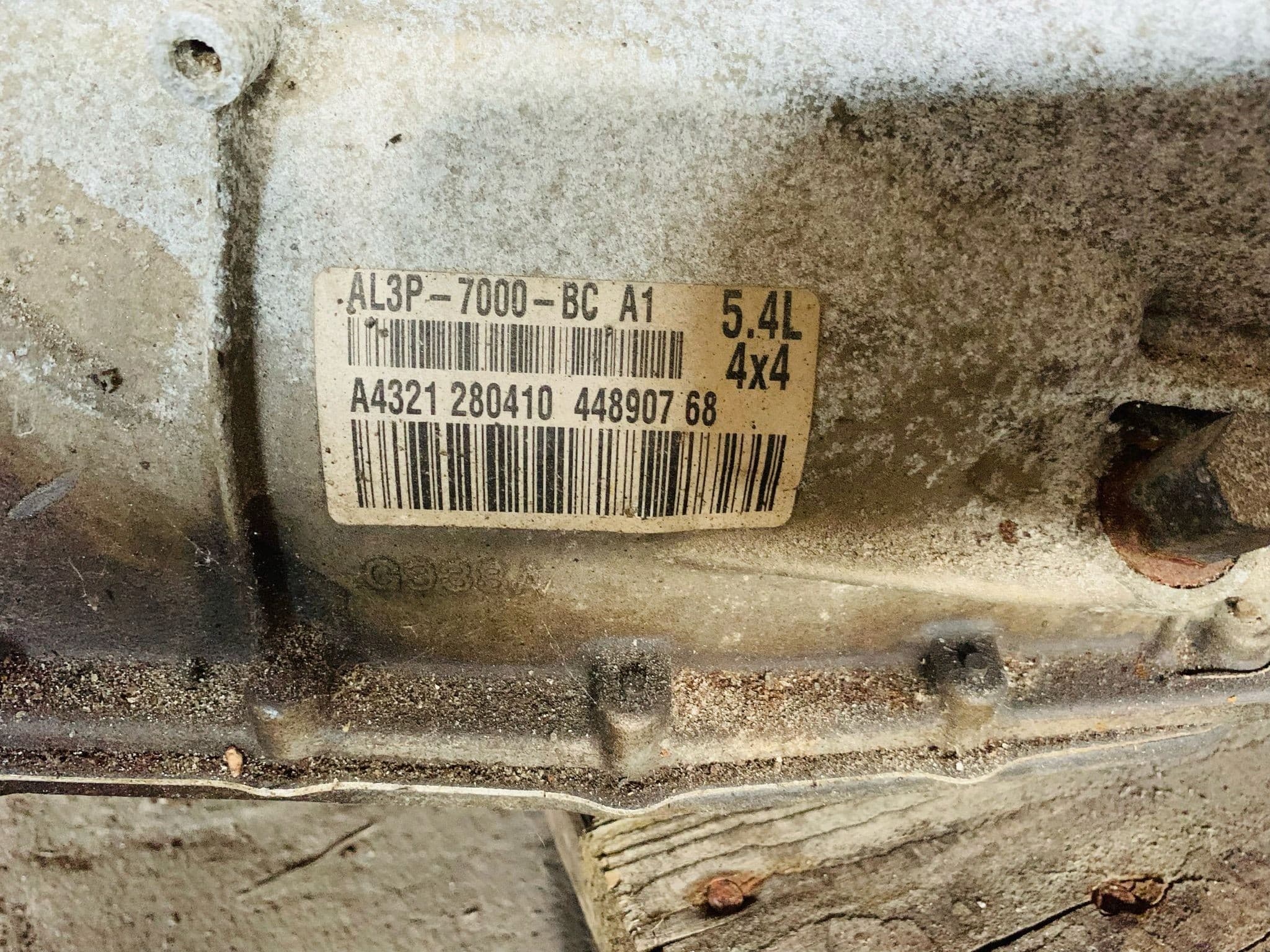 Caja de cambios Ford F-150 5.4 6R80 AL3P-7000-BC usado 4