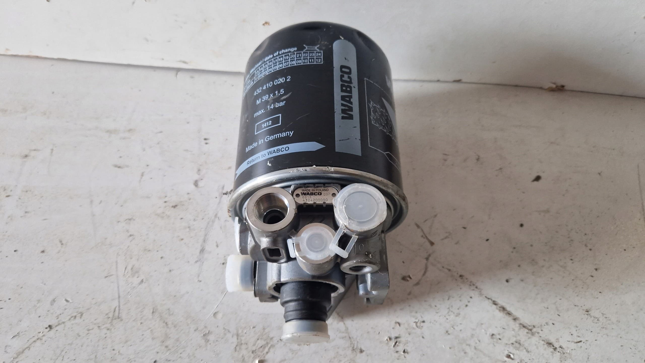 Deshumidificador Man Tgx Tgs 4324200000 Wabco nuevo