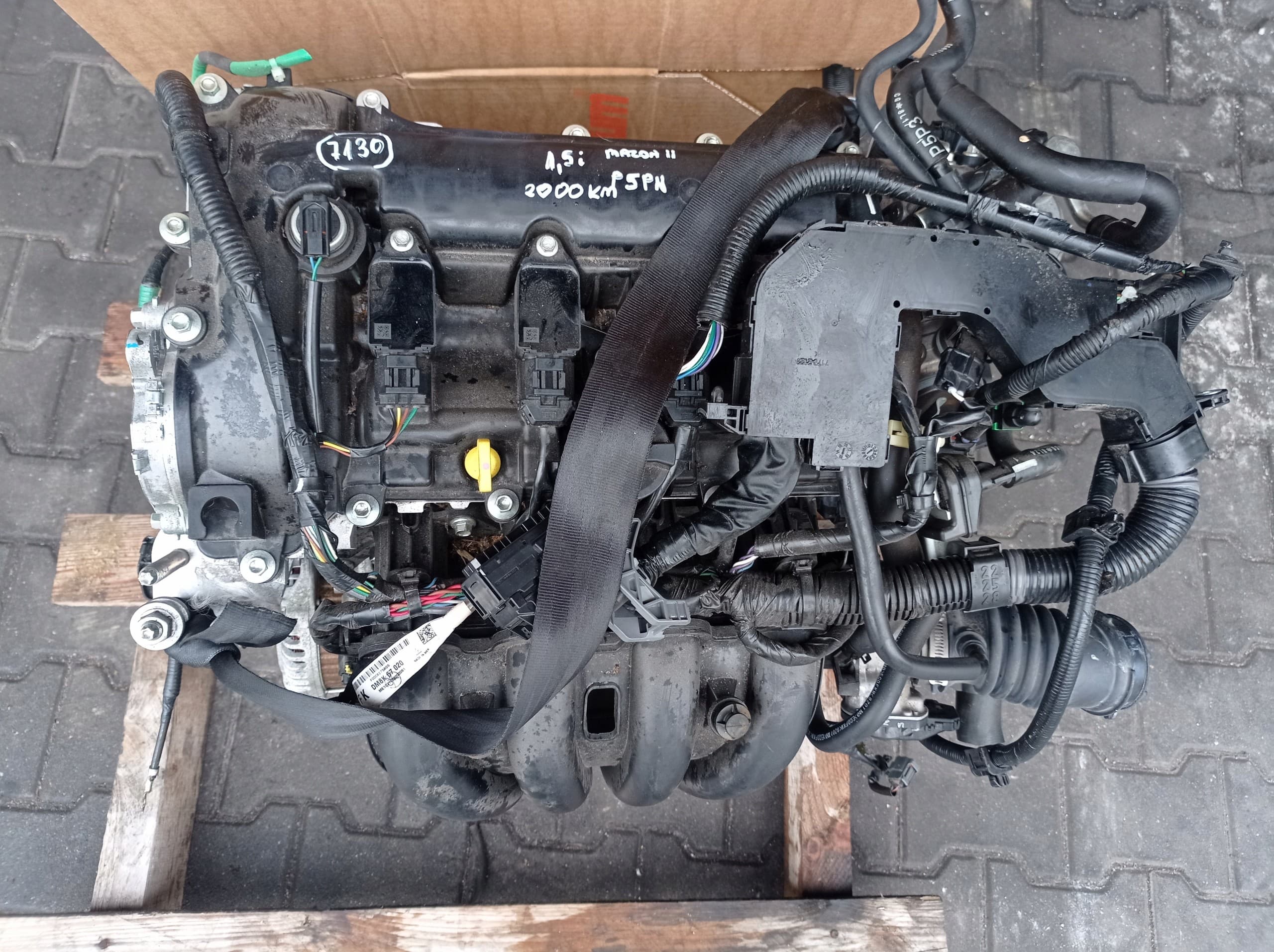 Motor Mazda 2 DJ Skyactiv-G 1.5i P54G usado
