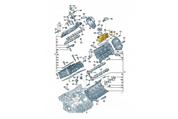 Separador de aceite Audi/VW 06M103515H nuevo 2