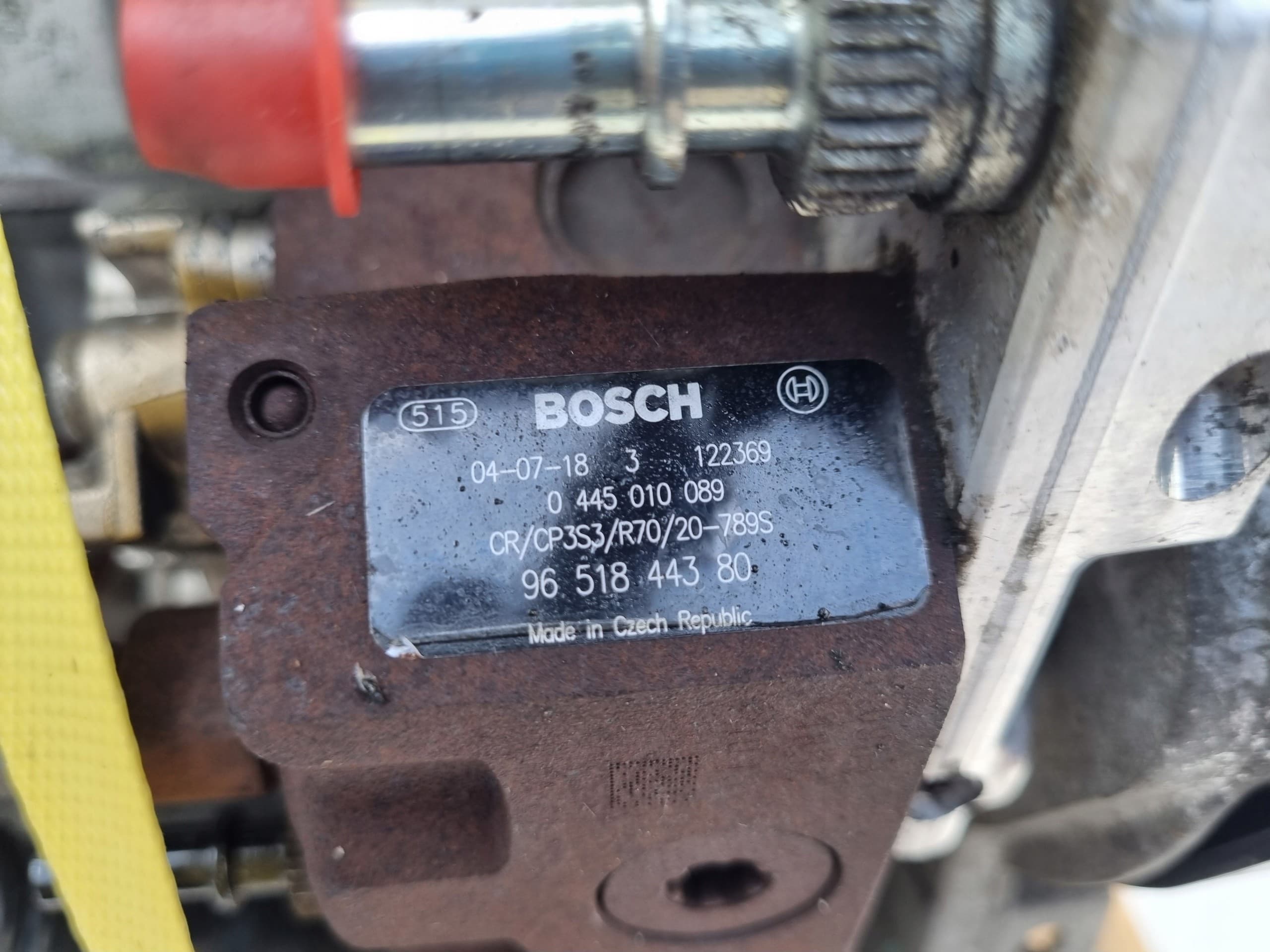 Motor Completo Mazda 3 BK 1.6 D Mzr-Cd 109HP Y6 Y642 usado 9