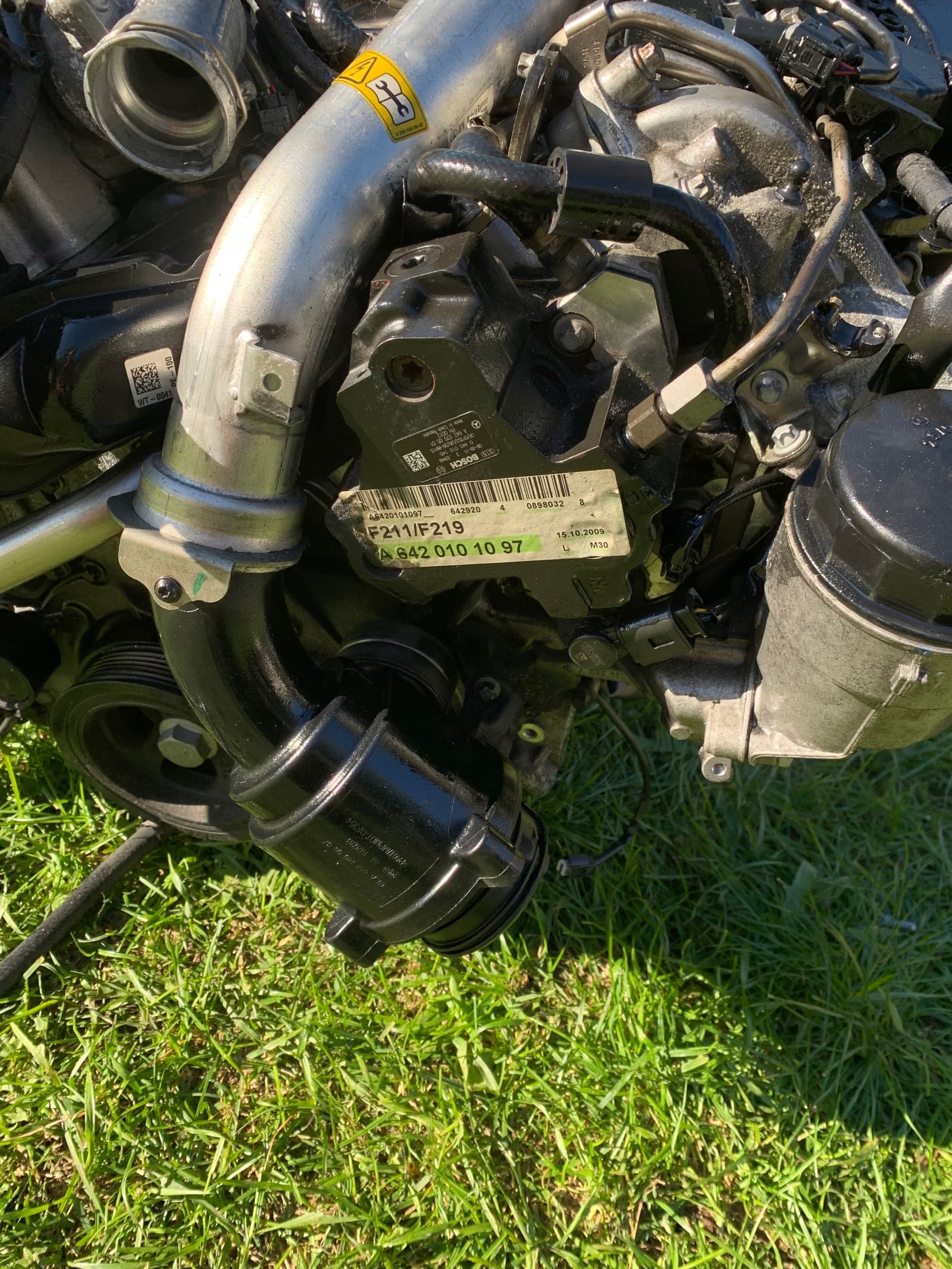 Motor Mercedes W-219 3.5 CDI V6 642920 con 96,000 km usado 2