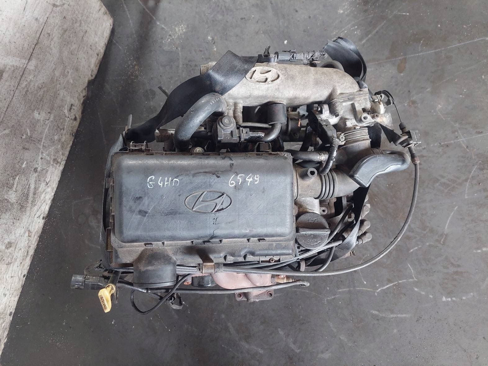 Motor de gasolina Hyundai Atos II G4HD usado 8