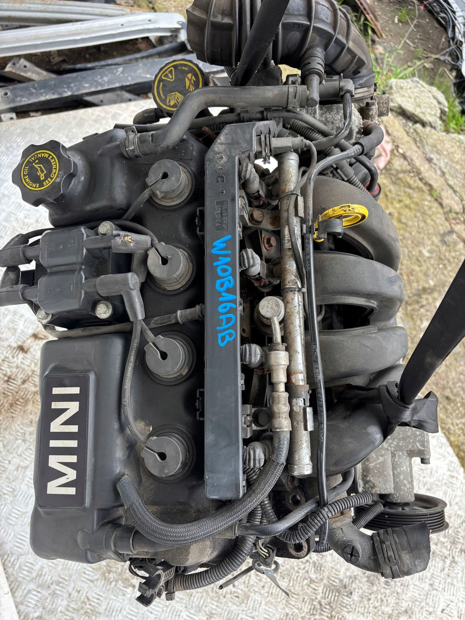 Motor W10B16AB 1.6 Mini Cooper R50 usado 4