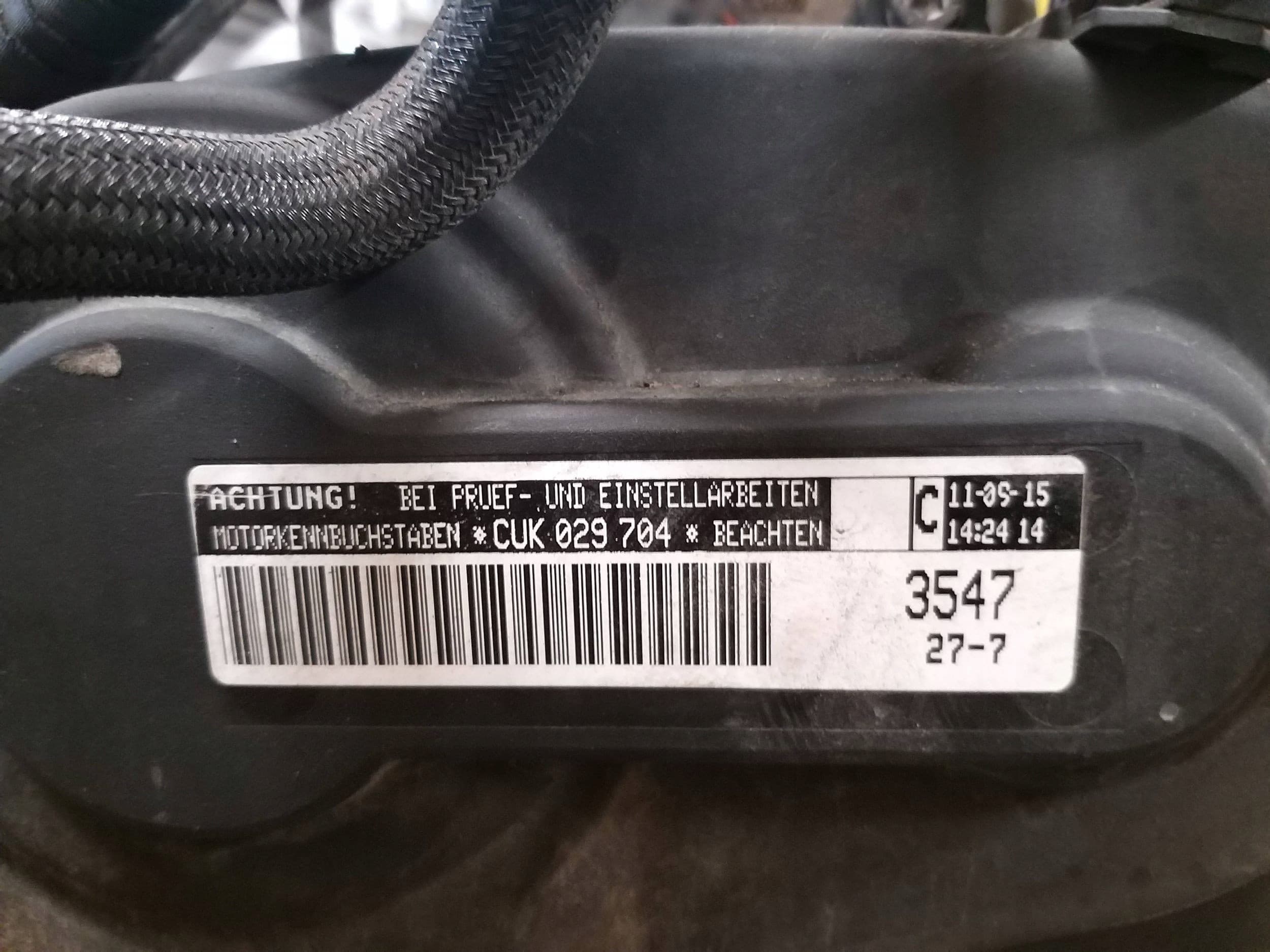 Motor Completo 1.4 TSI Cukc para Seat, Skoda y VW usado 7