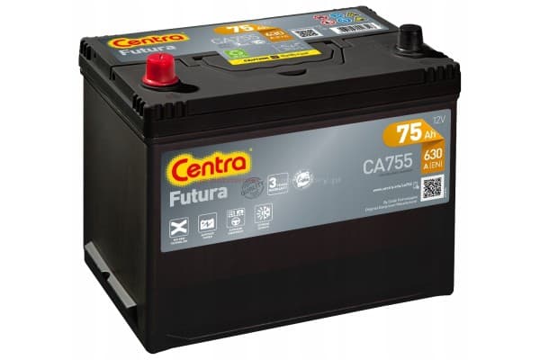Batería Centra Futura CA755 12V 75Ah 630A L usado