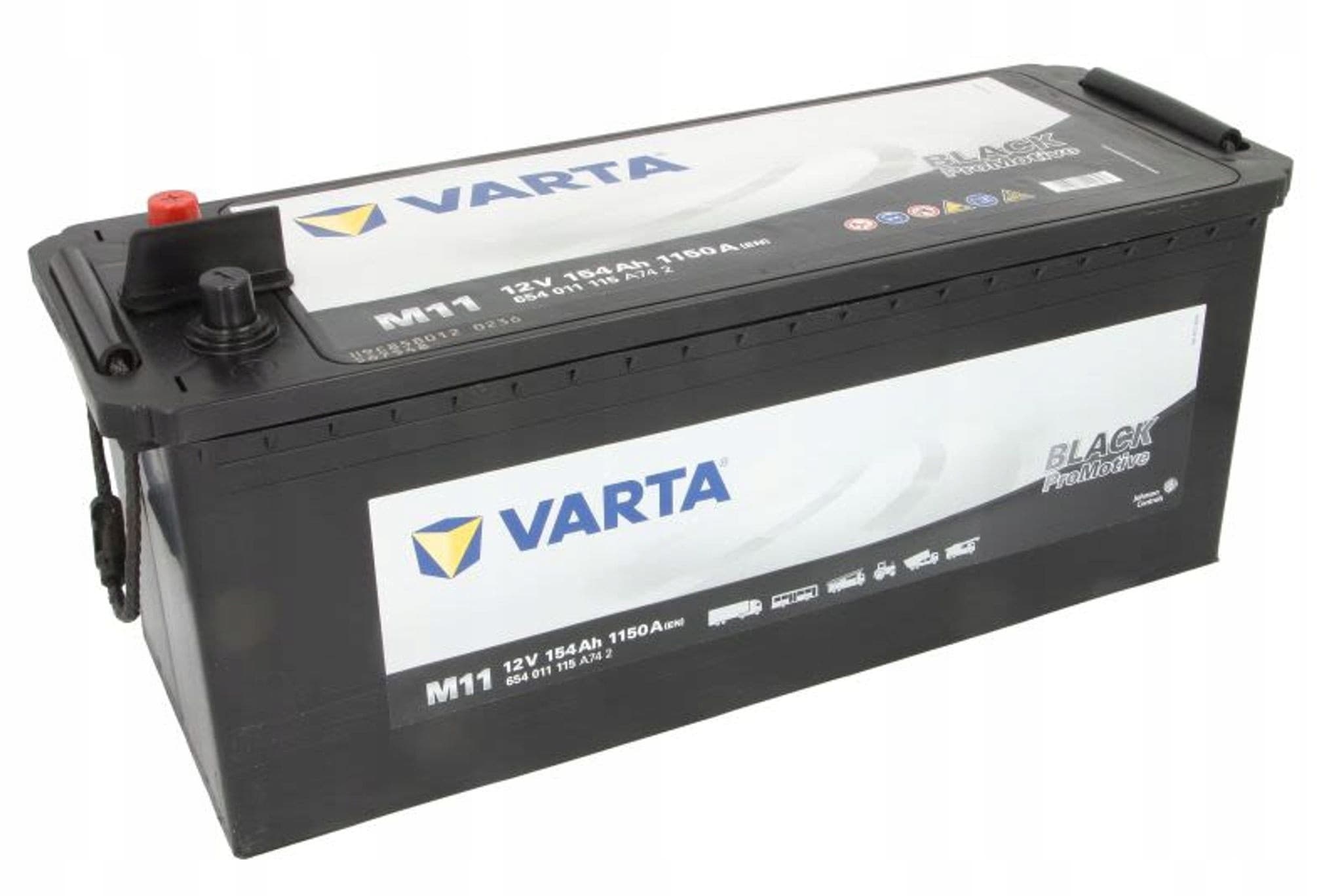 Batería Varta 654011115A742 Promotive Black 154Ah 12V usado 3
