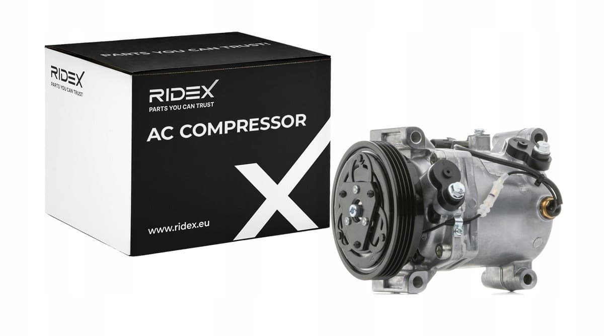 Compresor de aire acondicionado Ridex 447K0761 usado 2