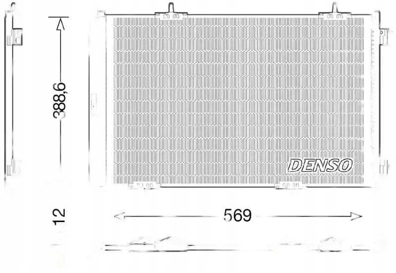 Condensador de aire acondicionado Denso DCN21030 usado