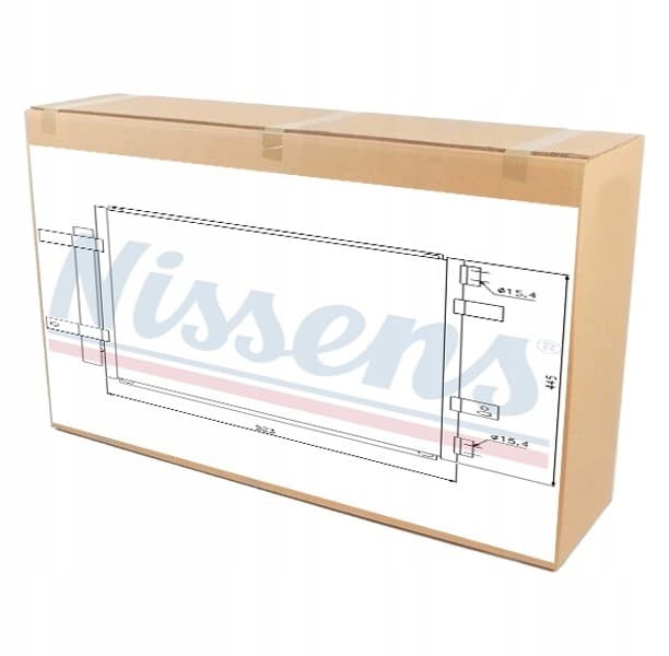 Nissens 94866 Condensador para aire acondicionado nuevo