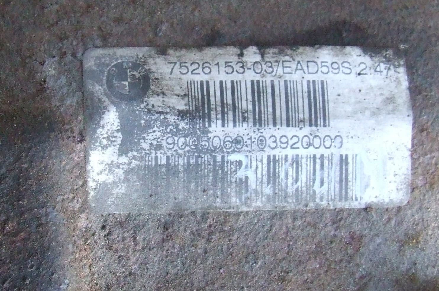 Puente diferencial trasero BMW E46 330d 2.47 D usado 5