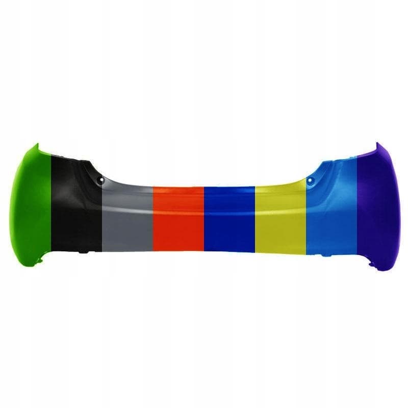 Parachoques trasero para Toyota Yaris XP130 07.14-04.17 nuevo 2