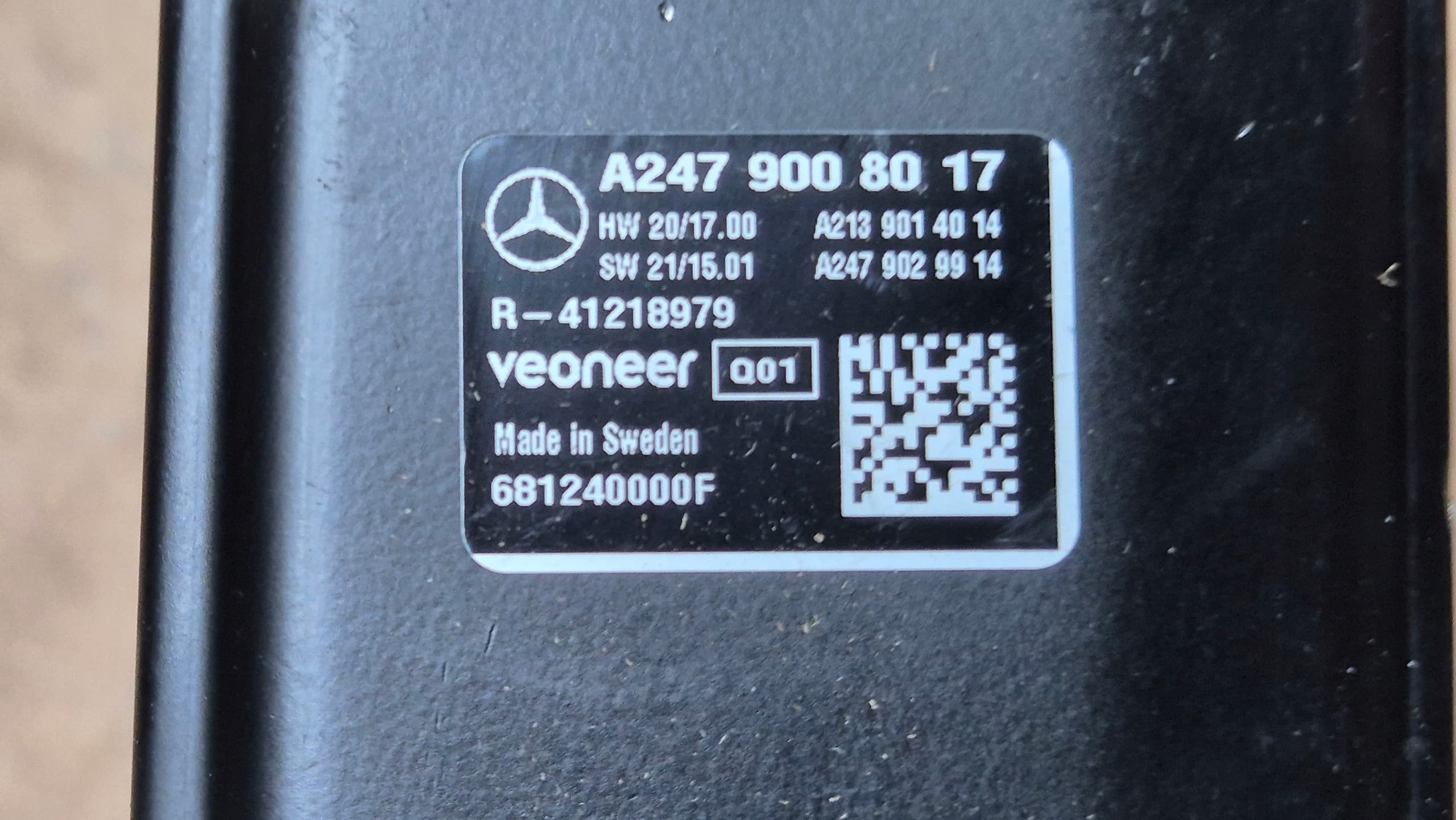 Cámara de Parabrisas Original Mercedes-Benz OE nuevo 8
