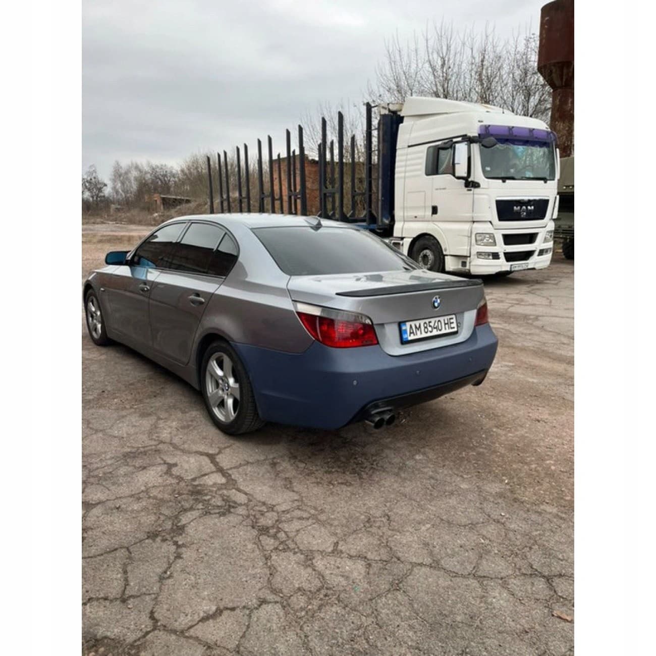 Parachoques Trasero BMW E60 07-10 M-Package Pdc 18 mm nuevo 10