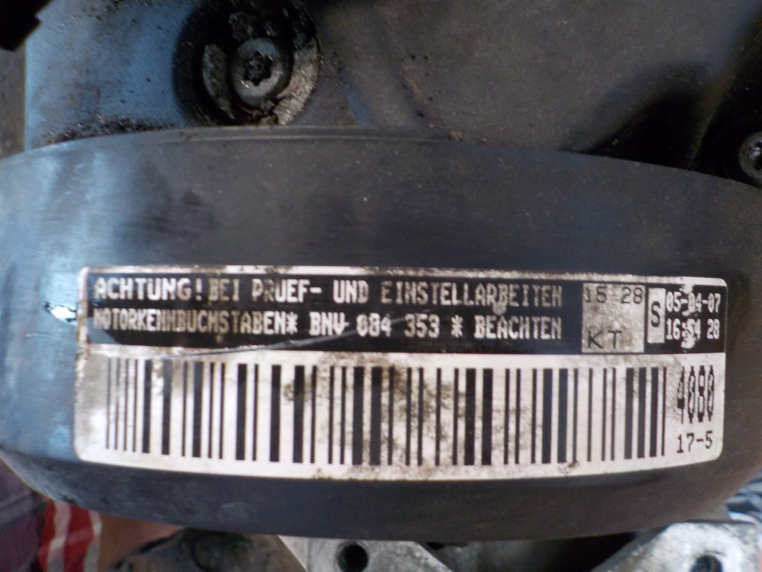 Motor Volkswagen Polo 1.4 TDI Bnv 684353 045103373H usado 8
