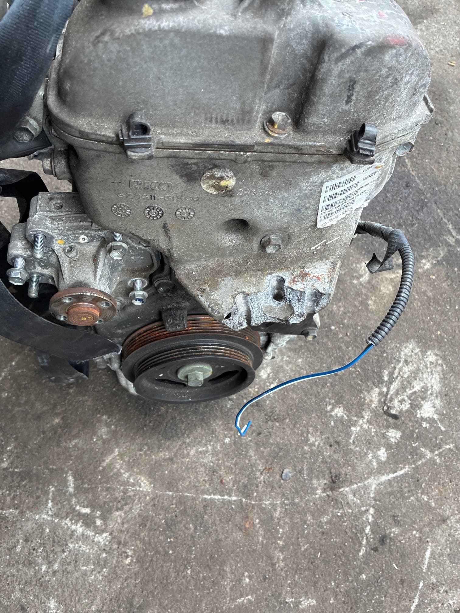 Bloque de motor Nissan Suzuki 1.0 K10BN con 140,000 km usado 3