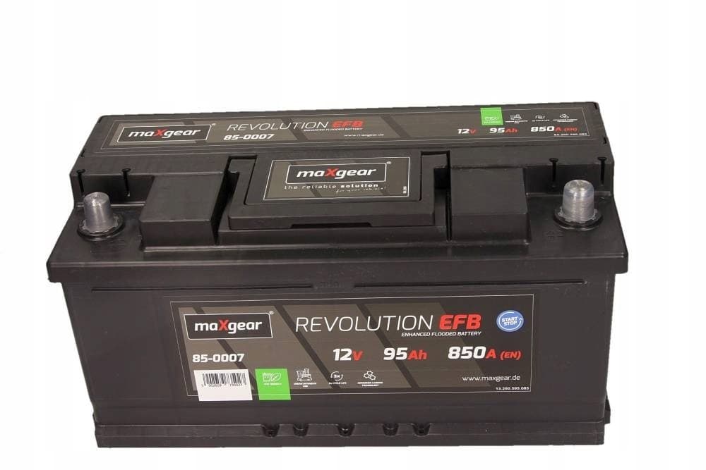 Batería Maxgear Start Stop 12V 95Ah 850A Efb usado 5