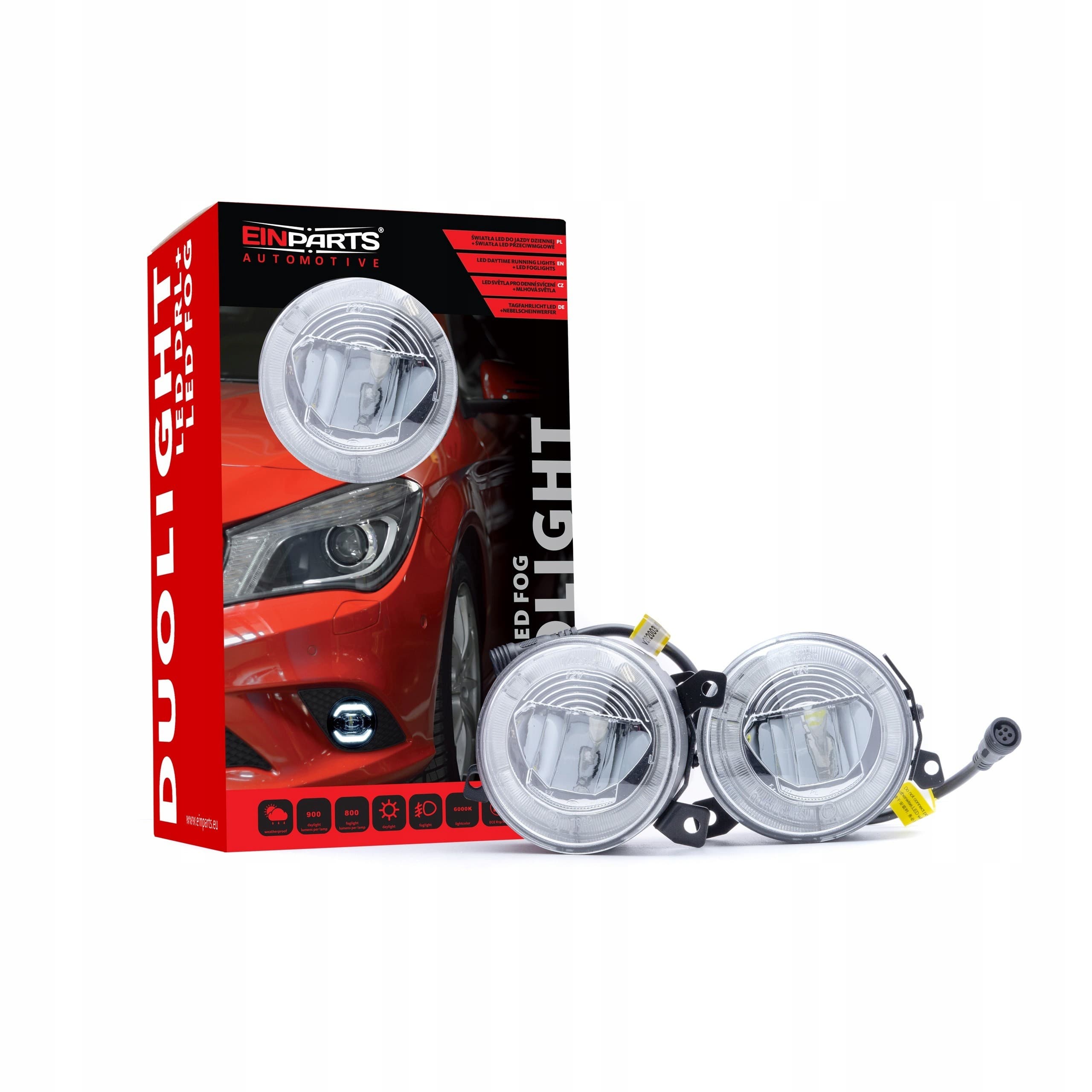 Luces diurnas halógenas Drl EinParts Automotive DL02 nuevo