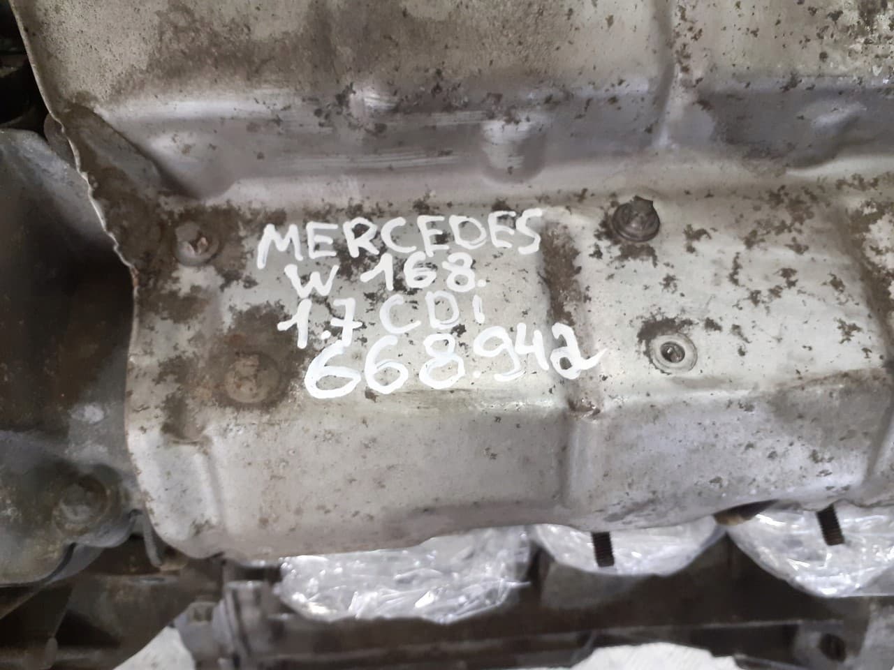 Motor Mercedes W168 1.7 CDI 668.942 668942 Juego usado 3