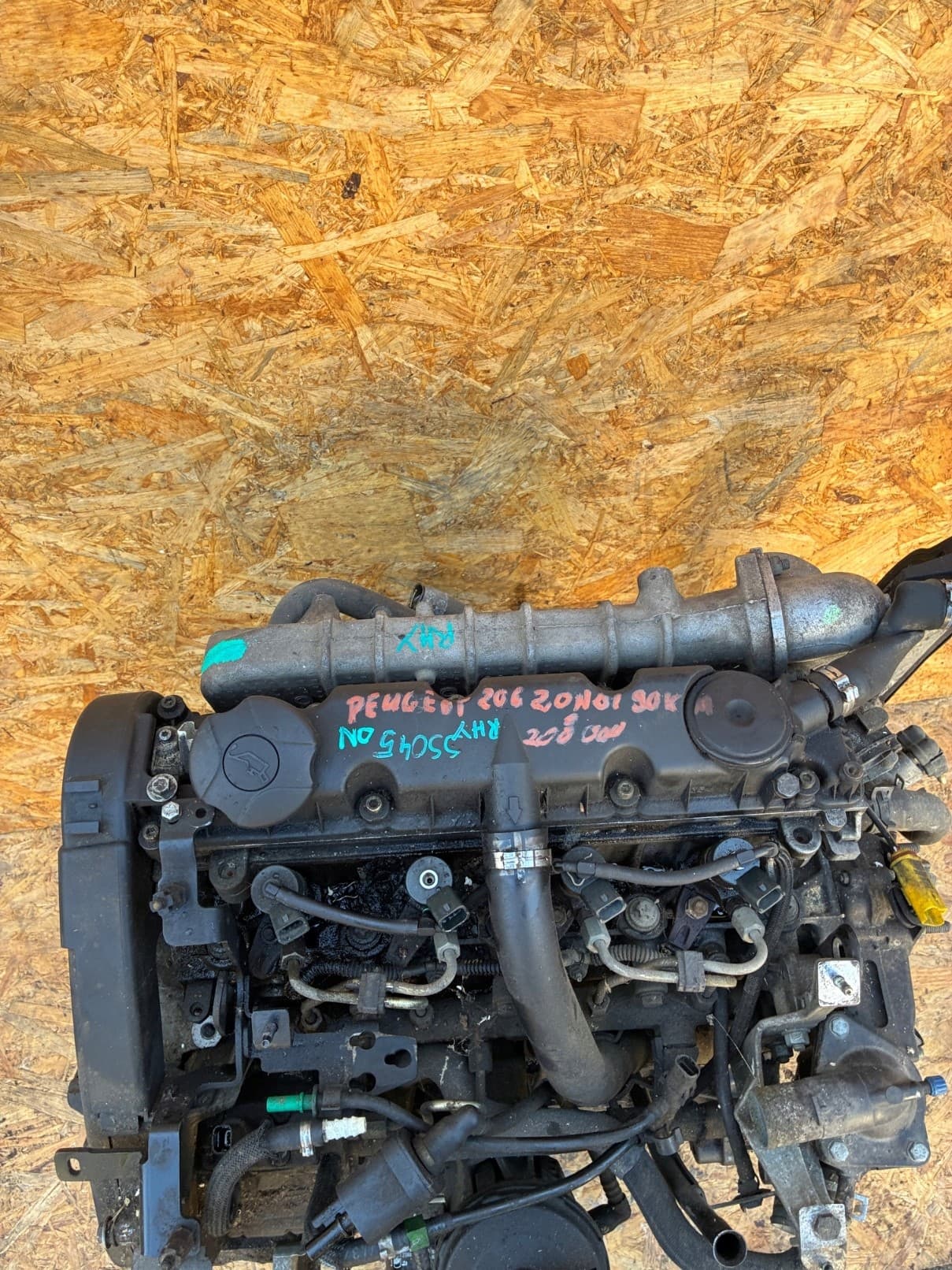 Motor Diésel Peugeot 206 2.0 HDI 90CV Rhy 240Tkm usado 11