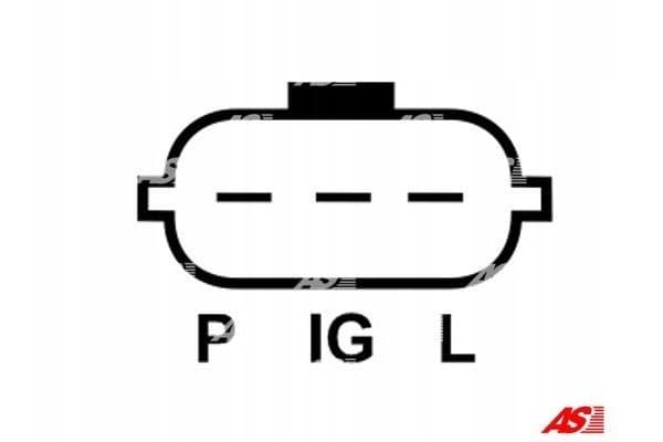 Alternador As-Pl A6085 para Daihatsu Sirion 1.3 nuevo 10