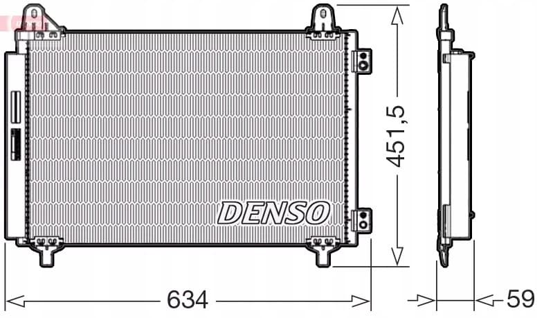 Condensador de aire acondicionado Denso DCN21034 nuevo