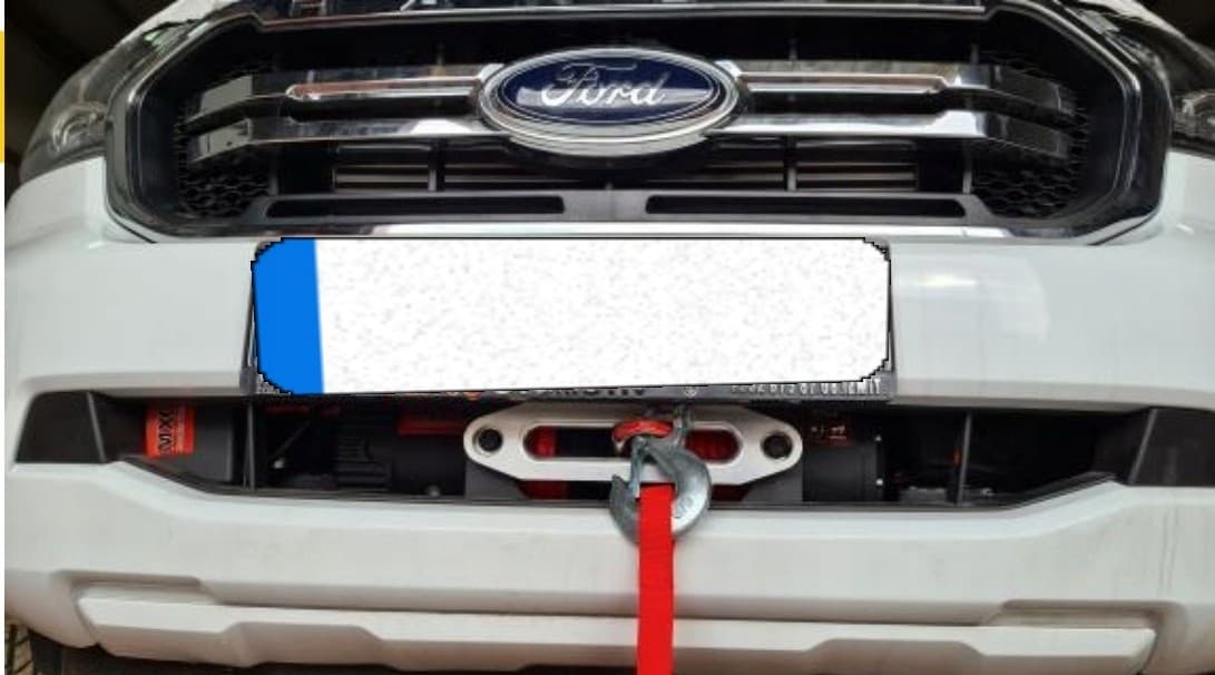 Placa de montaje para cabrestante Ford Ranger 2012-2022 nuevo 2