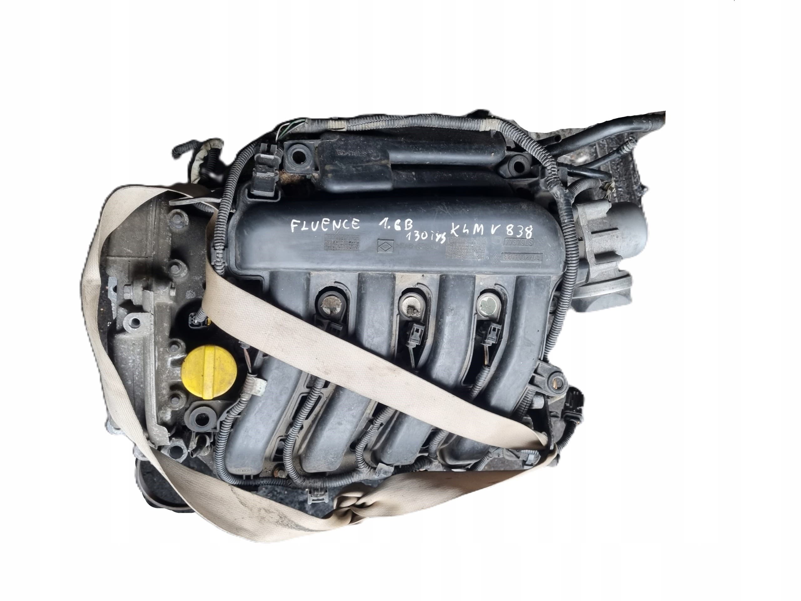 Motor 1.6 B 112 HP K4M838 para Renault Fluence 09-16 2012 usado 3