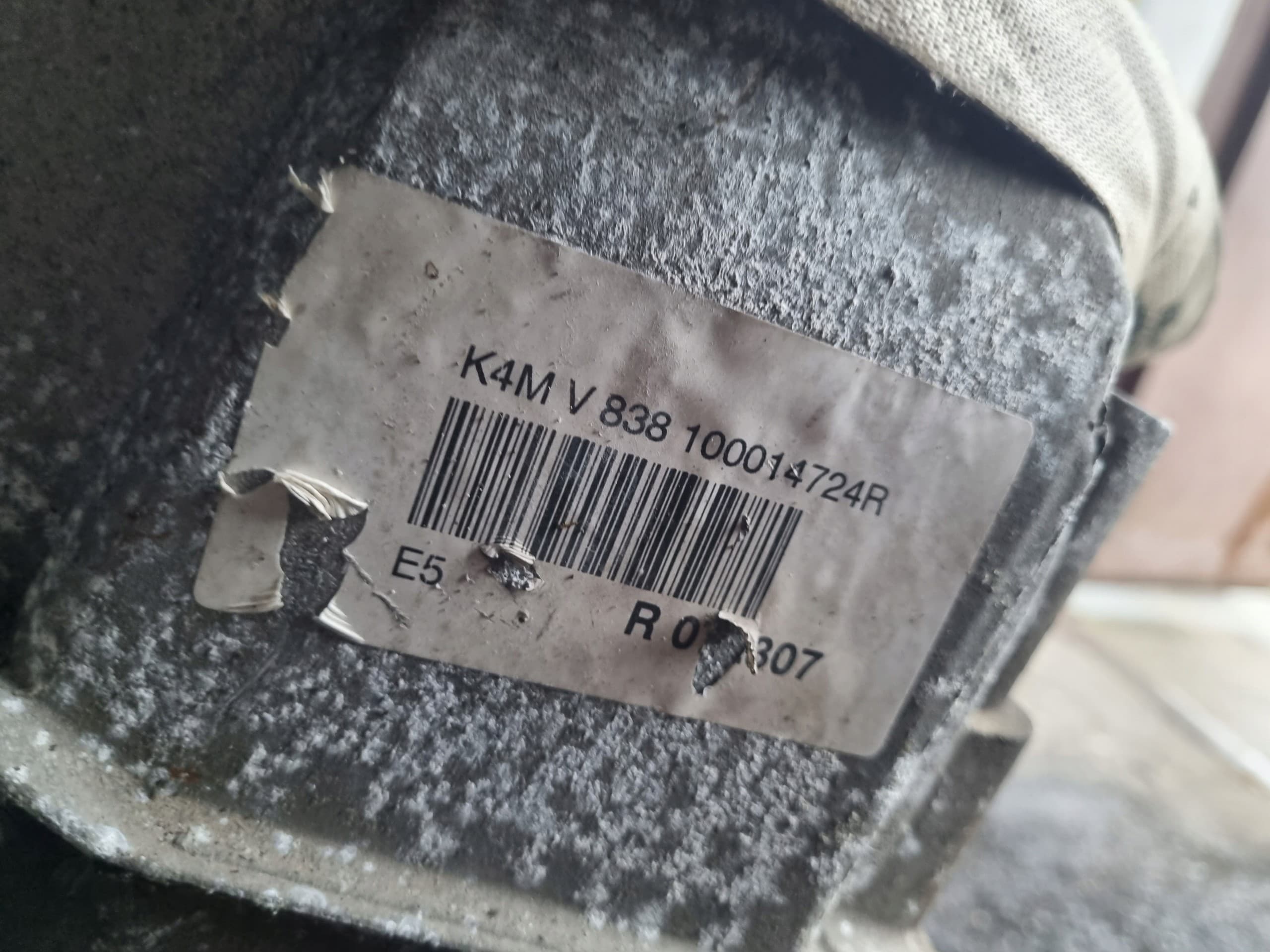 Motor 1.6 B 112 HP K4M838 para Renault Fluence 09-16 2012 usado 8