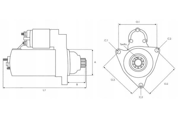 Motor de arranque As-Pl S2024 usado 6