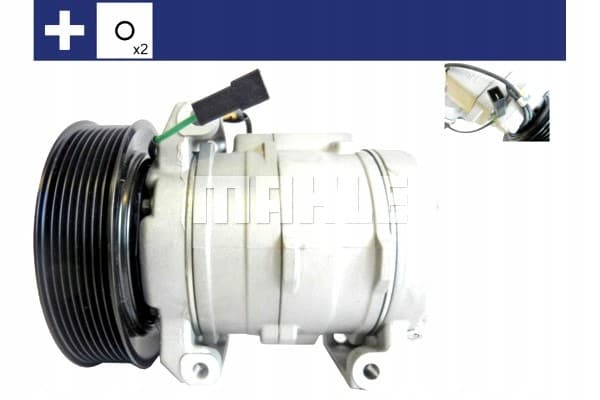 Compresor de aire acondicionado Mahle Acp 1167 000S nuevo 8