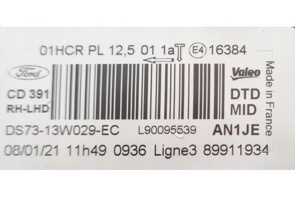 Lente de Faro Derecho Ford Mondeo MK5 nuevo 5