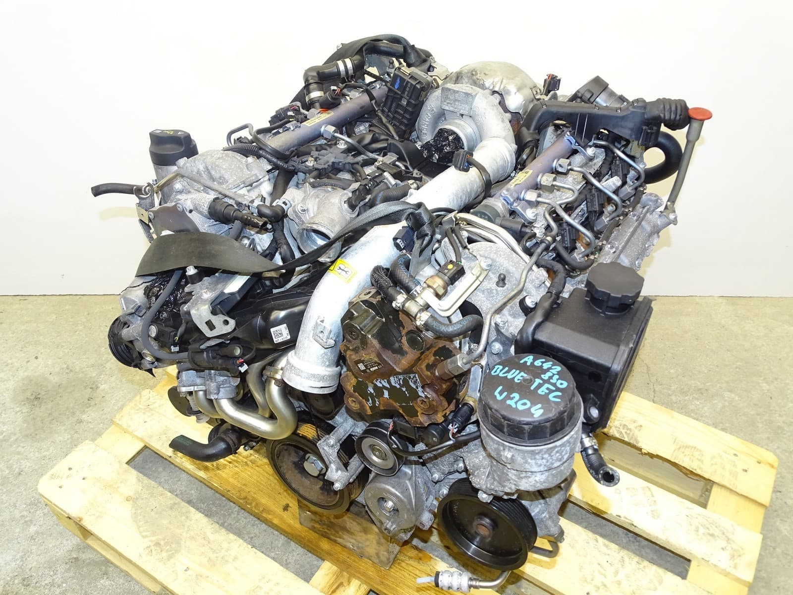 Motor Mercedes W212 W204 3.0 Blue 642830 Reemplazo Completo usado 3